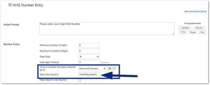 Number Entry Block